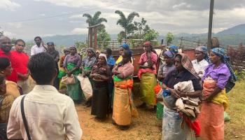 Arbeit mit Bergbewohnern in Sri Lanka