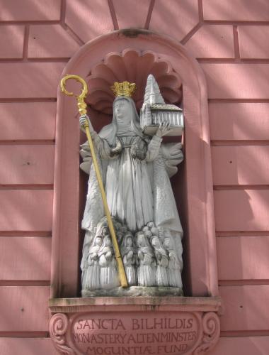 Statue der hl. Bilhildis