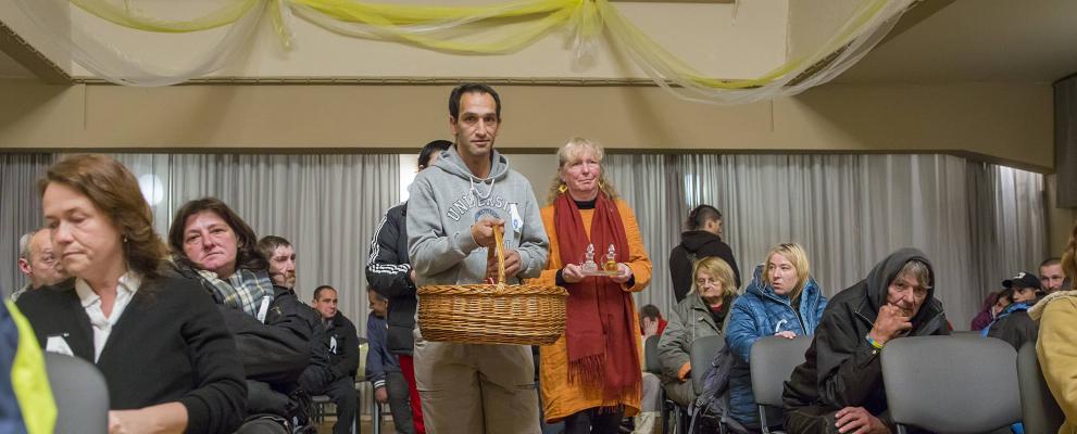 Obdachlose Gottesdienst