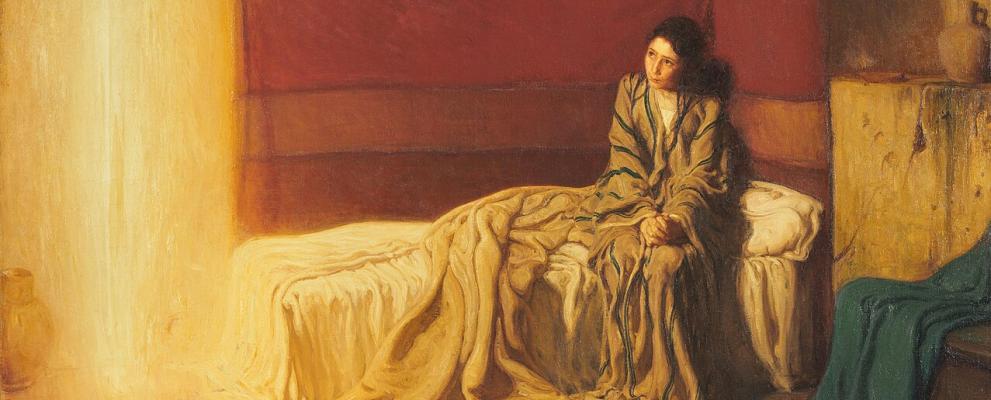 Die Verkündigung, Gemälde von Henry Ossawa Tanner (wikimedia) Die Verkündigung, Gemälde von Henry Ossawa Tanner