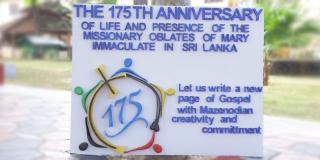 Logo des Jubiläumjahres 175 Jahre Oblaten in Sri Lanka